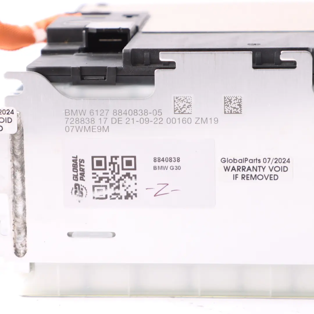 High Voltage Battery Control Unit to BMW G20 G21 G30 G11 X3 G01 LCI Hybrid with Part number 8840838 BMW G20 G21 G30 G11 X3 G01 LCI Hybrid High Voltage Battery Control Unit - SKU 8840838 - Part number 8840838