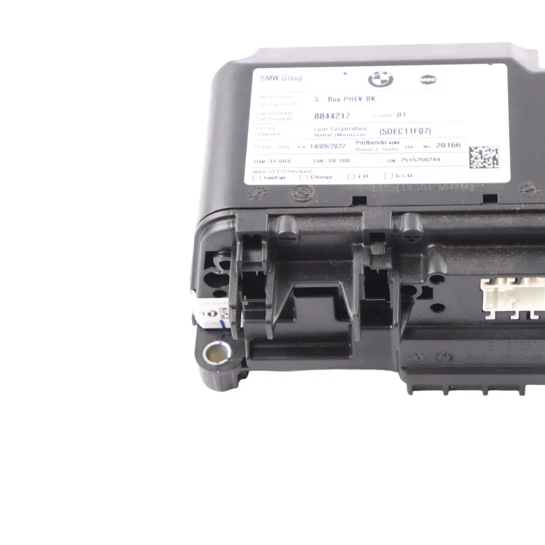 G38 G11 LCI G12 LCI High Voltage Battery Safety Box to BMW G20 G30 with Part number 8844217 BMW G20 G30 G38 G11 LCI G12 LCI High Voltage Battery Safety Box - SKU 8844217 - Part number 8844217