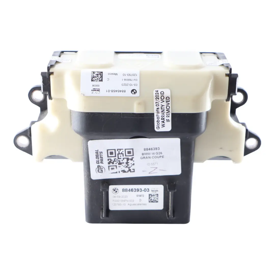 Control Unit Module ECU 8846468 to BMW i4 G26 with Part number 8846393 BMW i4 G26 Control Unit Module ECU 8846468 - SKU 8846393 - Part number 8846393