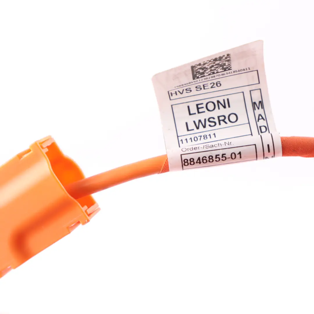 High Voltage Battery Cable Wiring Loom Harness to BMW i4 G26 Hybrid with Part number 8846855 BMW i4 G26 Hybrid High Voltage Battery Cable Wiring Loom Harness - SKU 8846855 - Part number 8846855