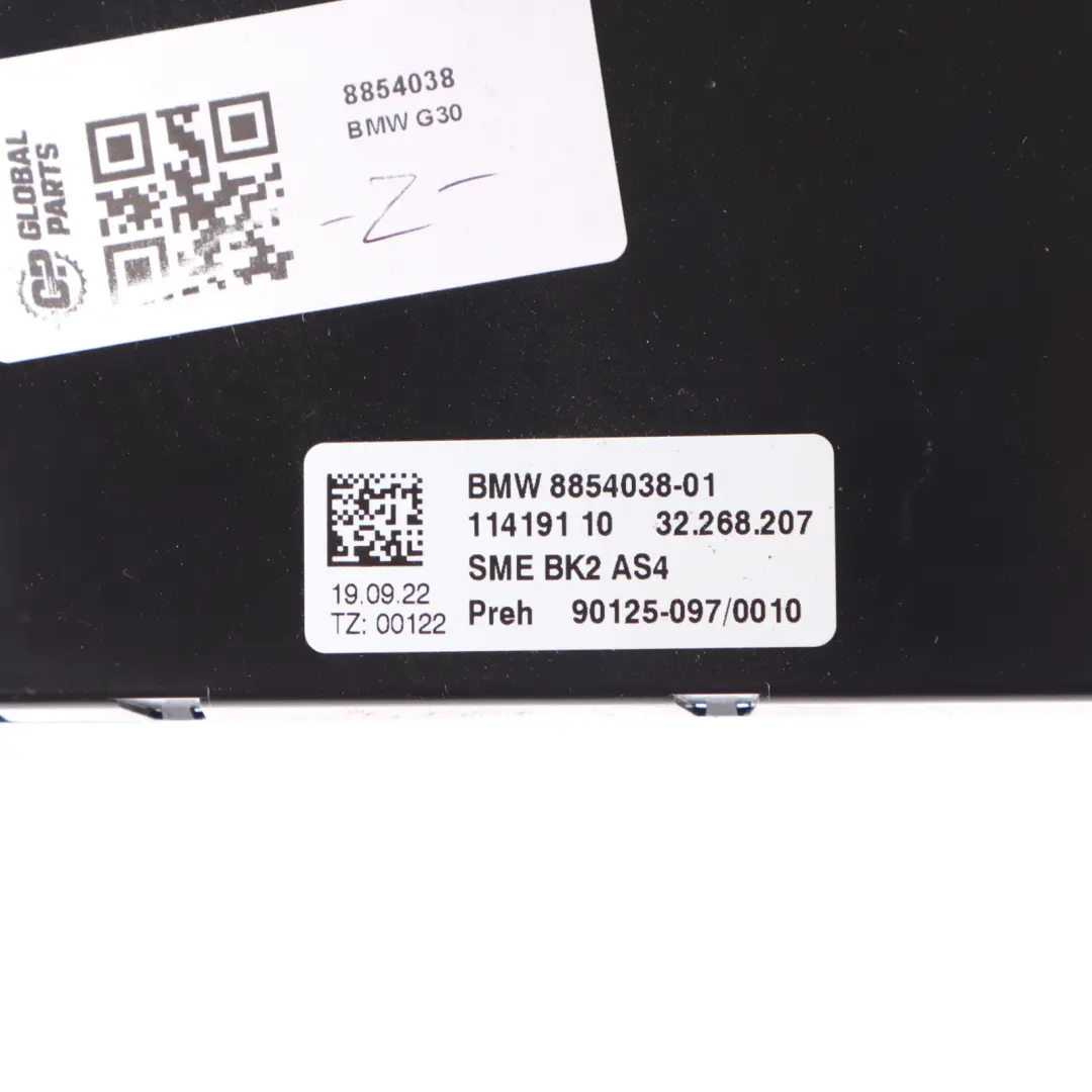 High Voltage Battery Controller SME Module Control Unit ECU to BMW i4 G26 with Part number 8854038 BMW i4 G26 High Voltage Battery Controller SME Module Control Unit ECU - SKU 8854038 - Part number 8854038