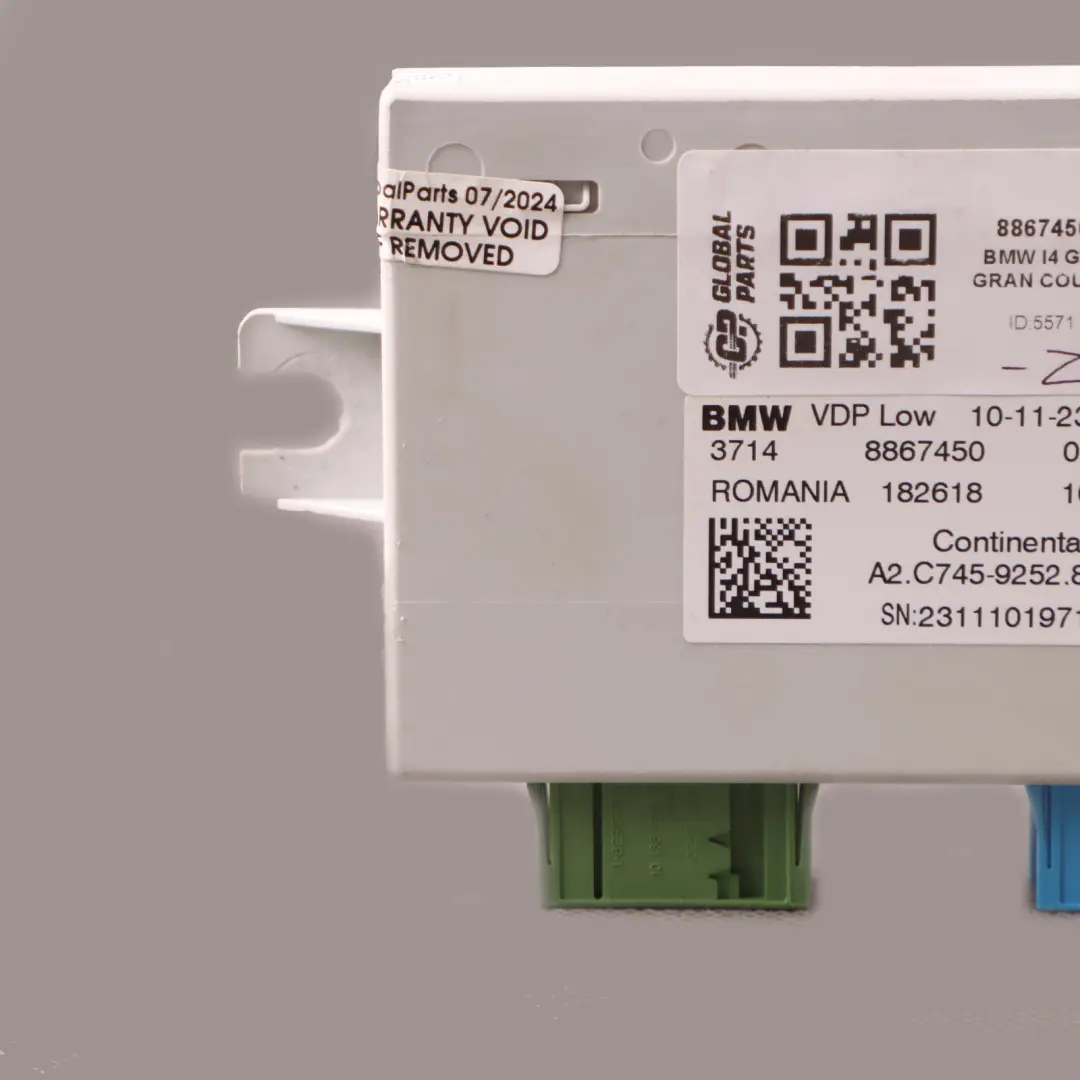 BMW i4 G26 Low Suspension Control Module Swing - SKU 8867450 - Part number 8867450