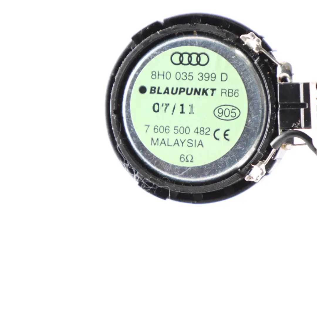 Audi A3 8P A4 B7 Puerta Altavoz Delantero Izquierdo Derecho Tweeter - SKU 8H0035399D - Número de pieza 8H0035399D