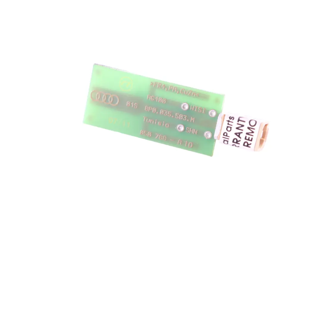 Bluetooth Antenna Module Control Unit to Audi A3 8P with Part number 8P0035503M Audi A3 8P Bluetooth Antenna Module Control Unit - SKU 8P0035503M - Part number 8P0035503M