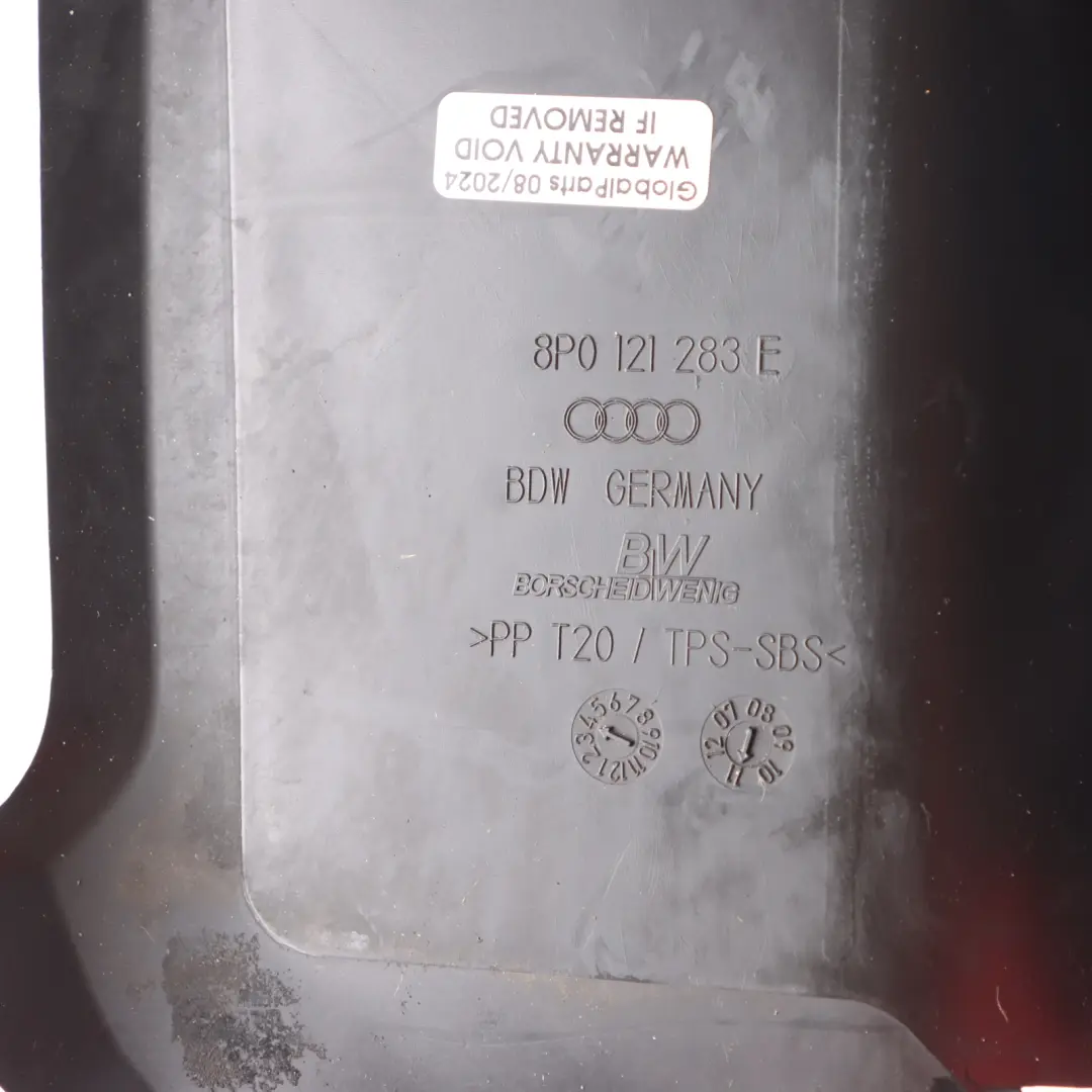 Kanał Powietrza Przedni Przód Lewy do Audi A3 8P o numerze 8P0121283E Audi A3 8P Kanał Powietrza Przedni Przód Lewy - SKU 8P0121283E - Numer Części 8P0121283E