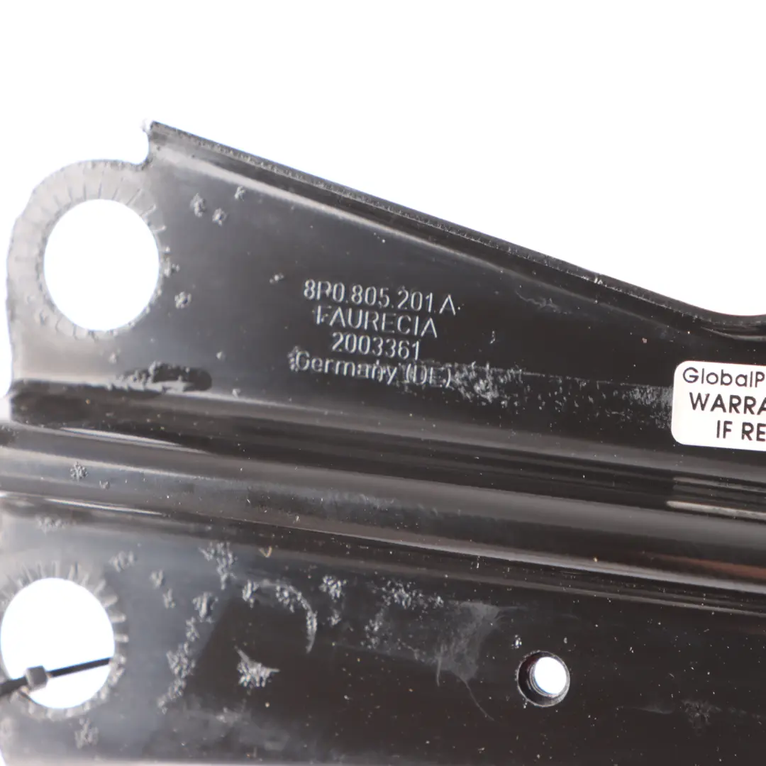 Pannello Supporto Anteriore Sinistro Fissaggio Inferiore per Audi A3 8P con numero di parte 8P0805201A Audi A3 8P Pannello Supporto Anteriore Sinistro Fissaggio Inferiore - SKU 8P0805201A - Numero di parte 8P0805201A