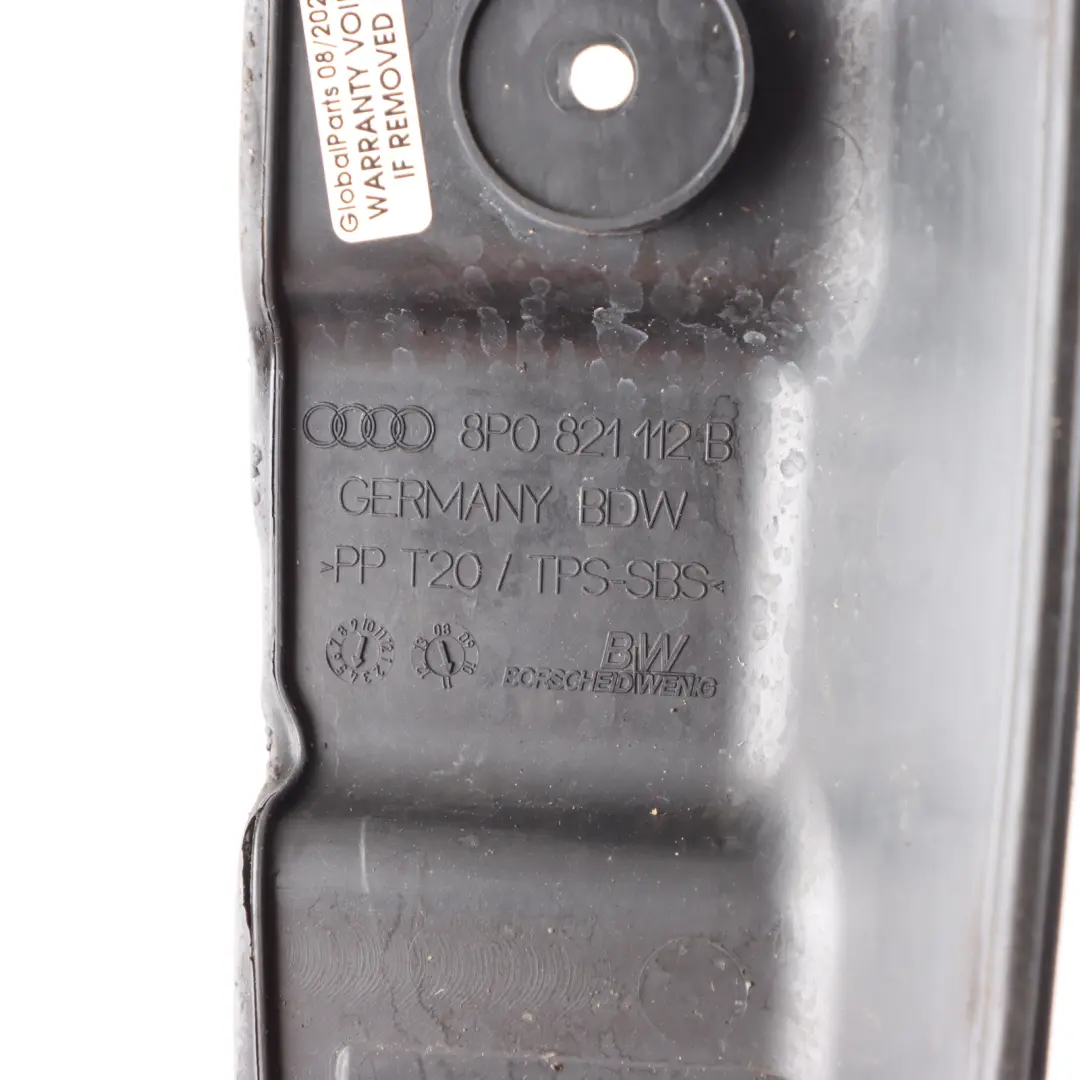 Wing Fender Mount Front Right O/S Bracket Support to Audi A3 8P with Part number 8P0821112B Audi A3 8P Wing Fender Mount Front Right O/S Bracket Support - SKU 8P0821112B - Part number 8P0821112B