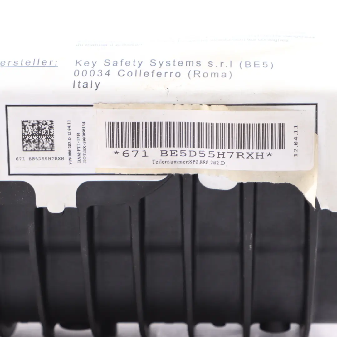Audi A3 8P Salpicadero Módulo de Aire Lado del Pasajero Delantero - SKU 8P0880202D - Número de pieza 8P0880202D