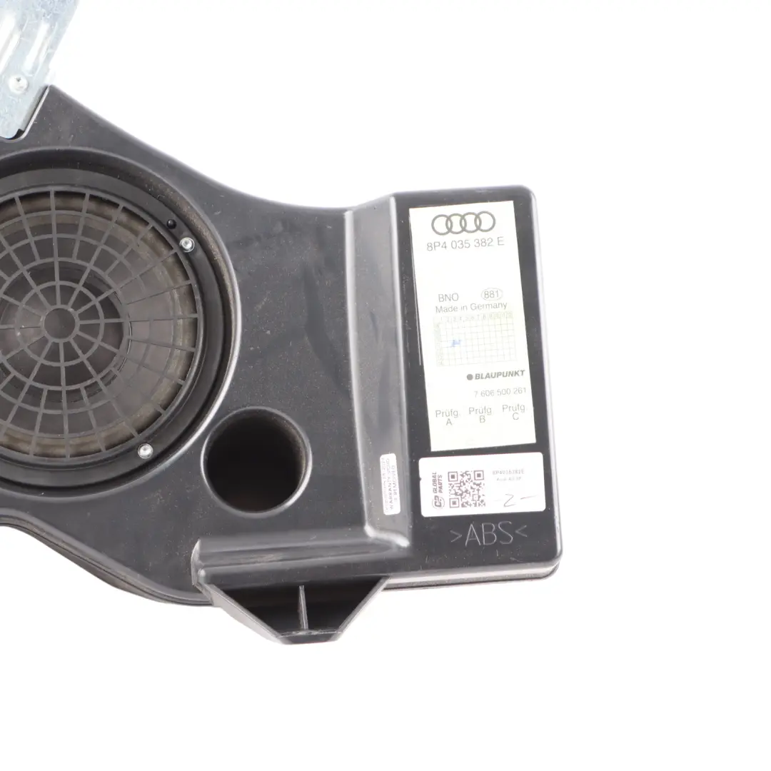Audi A3 8P Subwoofer Speaker Rear Left N/S Boot Trunk Audio Unit - SKU 8P4035382E - Part number 8P4035382E