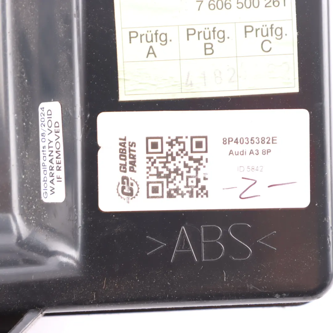 Audi A3 8P Subwoofer Speaker Rear Left N/S Boot Trunk Audio Unit - SKU 8P4035382E - Part number 8P4035382E