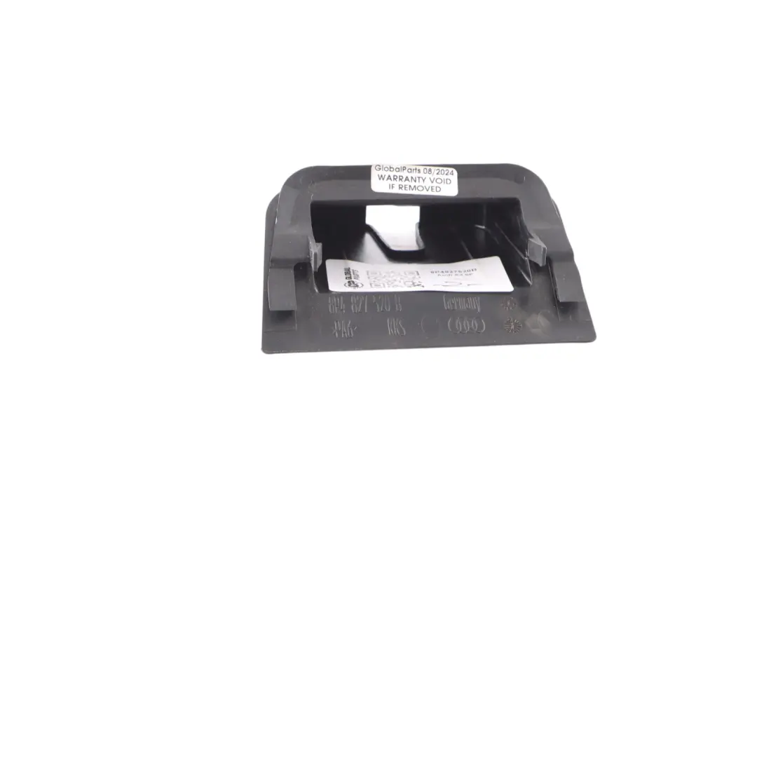 Audi A3 8P Boot Trunk Tailgate Lock Latch Cover Trim Panel Black - SKU 8P4827520B - Part number 8P4827520B