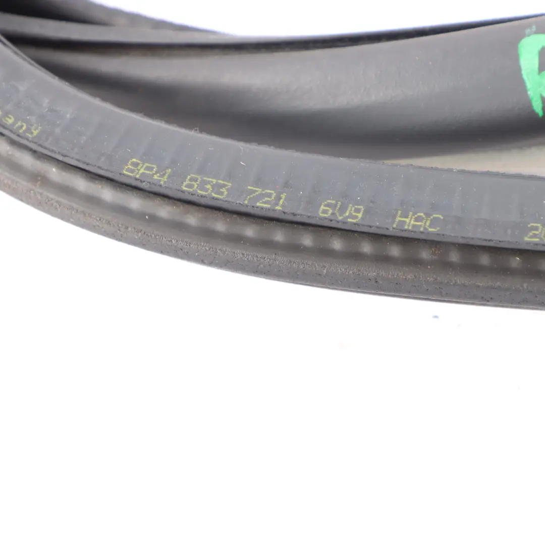 Door Seal Left Right N/O/S Inner Protection Gasket to Audi A3 8P Rear with Part number 8P4833721A Audi A3 8P Rear Door Seal Left Right N/O/S Inner Protection Gasket - SKU 8P4833721A - Part number 8P4833721A