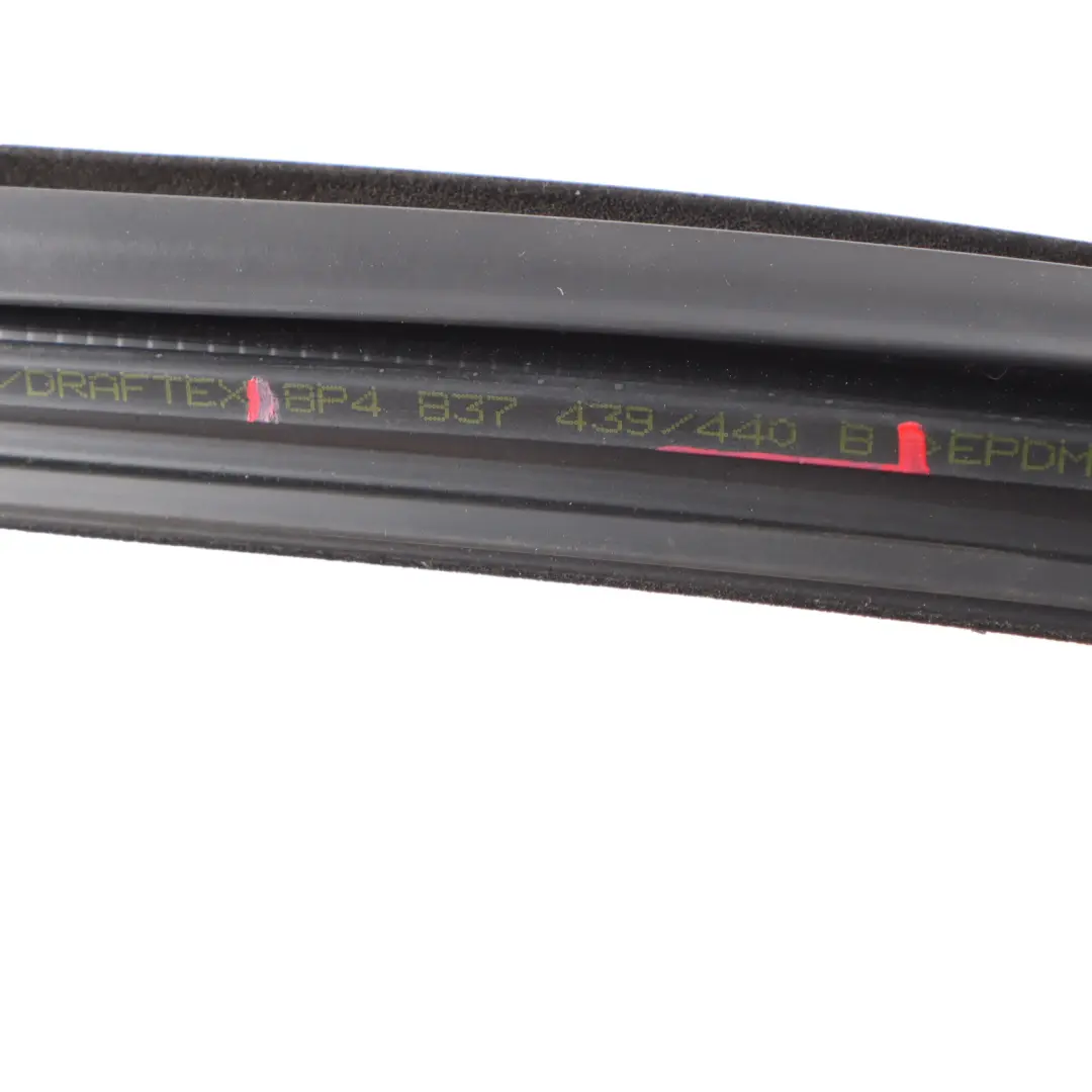 Audi A3 8P Front Window Guide Frame Door Right O/S Cover Seal Rubber - SKU 8P4837440B - Part number 8P4837440B