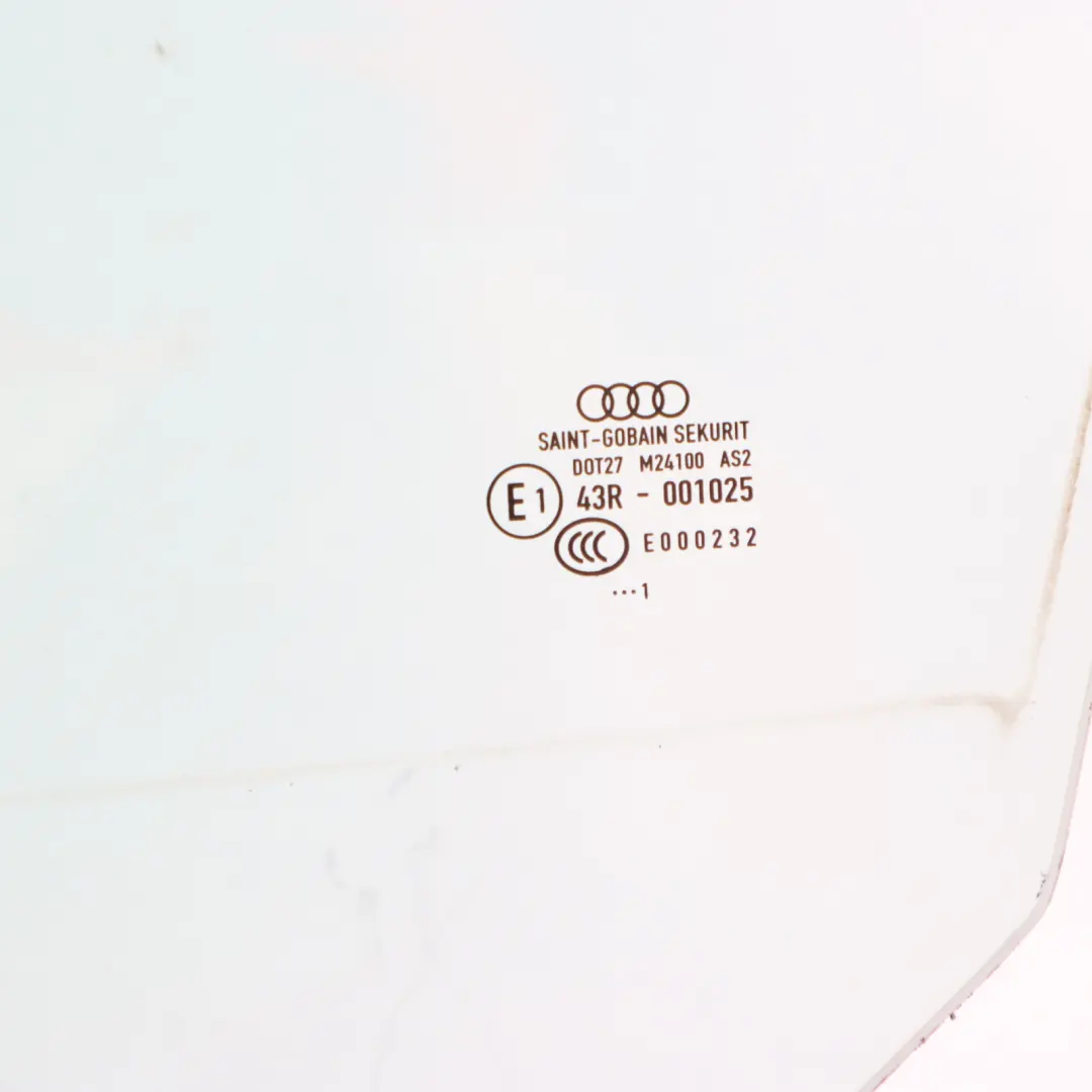 Audi A3 8P Vetro Finestrino Della Porta Anteriore Sinistro Verde AS2 - SKU 8P4845201B - Numero di parte 8P4845201B
