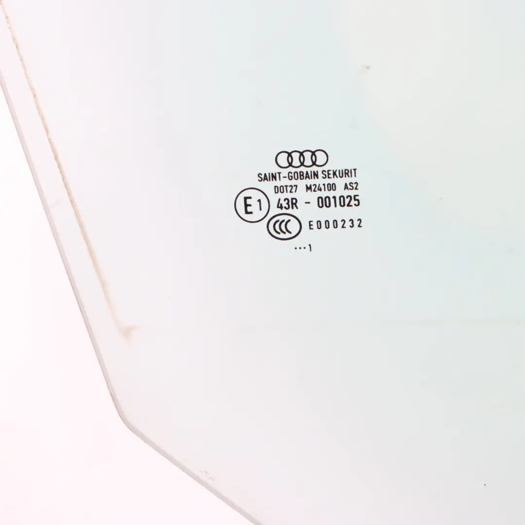 Audi A3 8P vetro del finestrino della porta anteriore destra vetri verde AS2 - SKU 8P4845202B - Numero di parte 8P4845202B