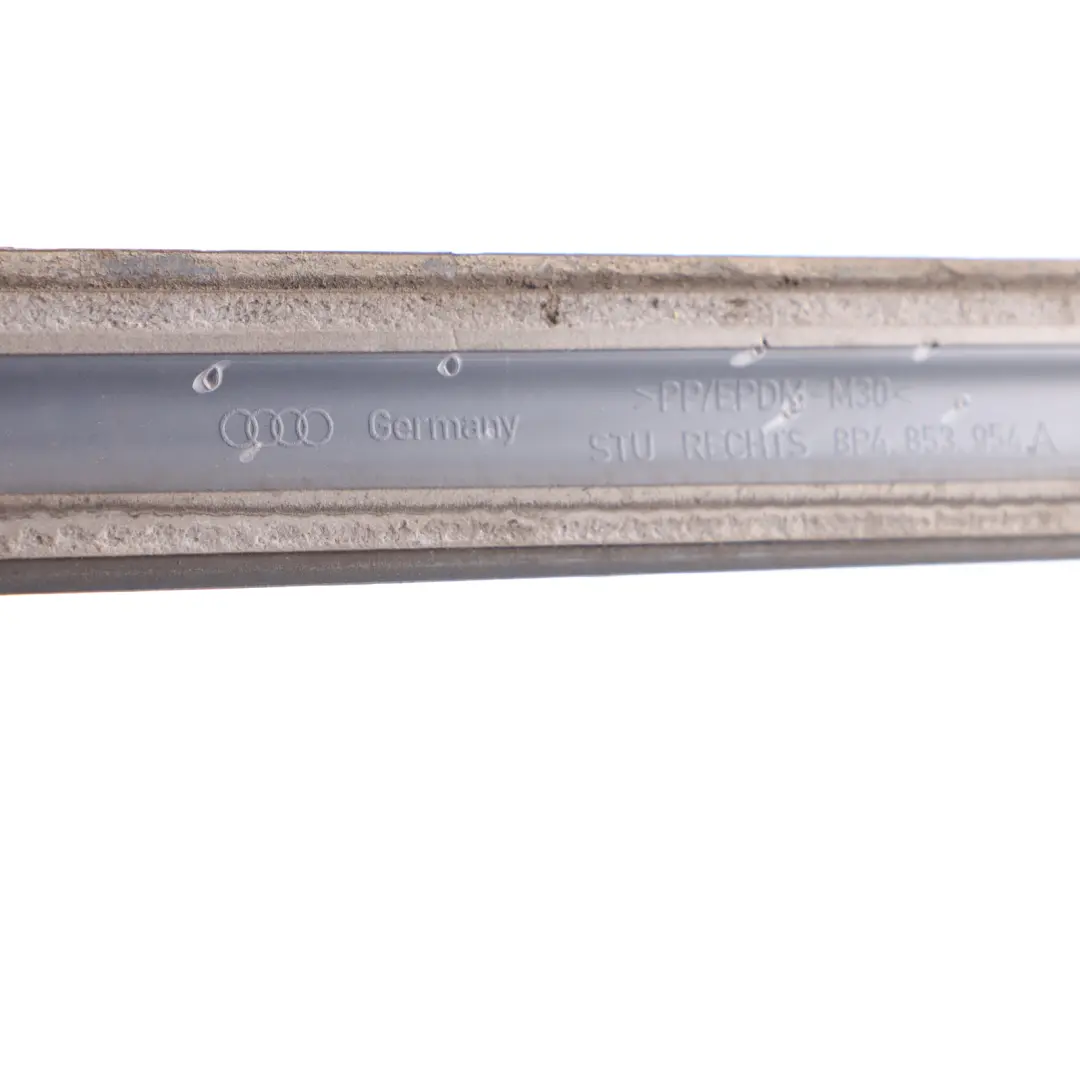 Sportback Door Strip Front Right O/S Meteor Grey Pearl to Audi A3 8P with Part number 8P4853954A Audi A3 8P Sportback Door Strip Front Right O/S Meteor Grey Pearl - SKU 8P4853954A-MGR - Part number 8P4853954A