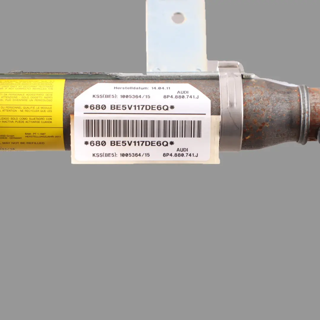 Audi A3 8P Roof Curtain Air Module Left N/S SRS Unit Control - SKU 8P4880741J - Part number 8P4880741J