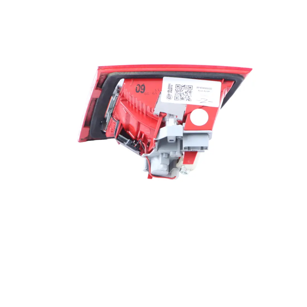 Left N/S Tail Lamp Light Trunk Lid Tailgate Inner to Audi A3 8P Rear with Part number 8P4945093D Audi A3 8P Rear Left N/S Tail Lamp Light Trunk Lid Tailgate Inner - SKU 8P4945093D - Part number 8P4945093D
