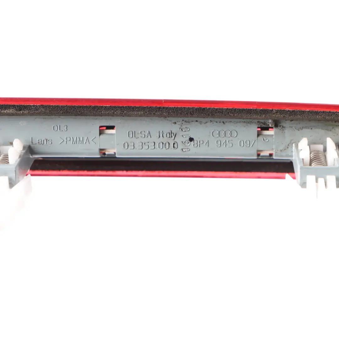 Brake Light Third Stop Lamp Light to Audi A3 8P Rear with Part number 8P4945097 Audi A3 8P Rear Brake Light Third Stop Lamp Light - SKU 8P4945097 - Part number 8P4945097