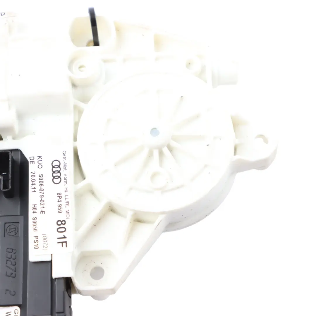 Audi A3 8P Lève vitre Porte Arrière Gauche Moteur Régulateur 8P4959802F - SKU 8P4959801F - Numéro de pièce 8P4959801F
