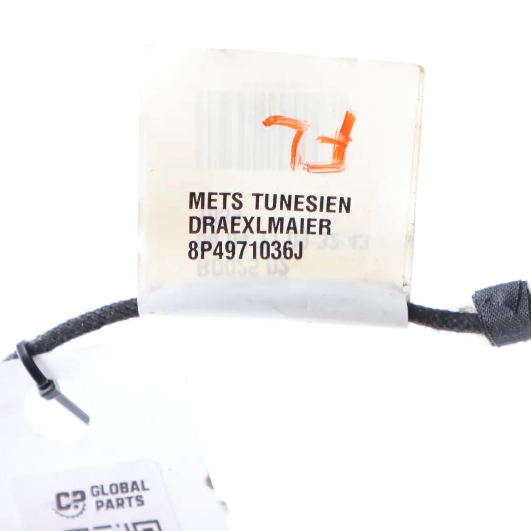 Front Left N/S Door Harness Cable Loom to Audi A3 8P with Part number 8P4971036K Audi A3 8P Front Left N/S Door Harness Cable Loom - SKU 8P4971036J - Part number 8P4971036K