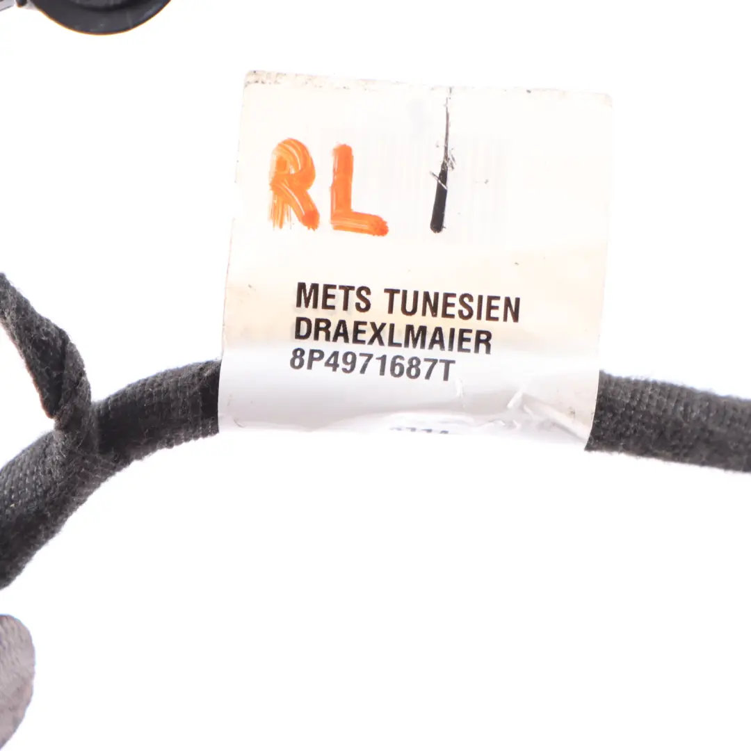 Kabelbaum Tür Hinten Links Rechts für Audi A3 8P mit Teilenummer 8P4971687T Audi A3 8P Kabelbaum Tür Hinten Links Rechts - SKU 8P4971687T - Teilenummer 8P4971687T