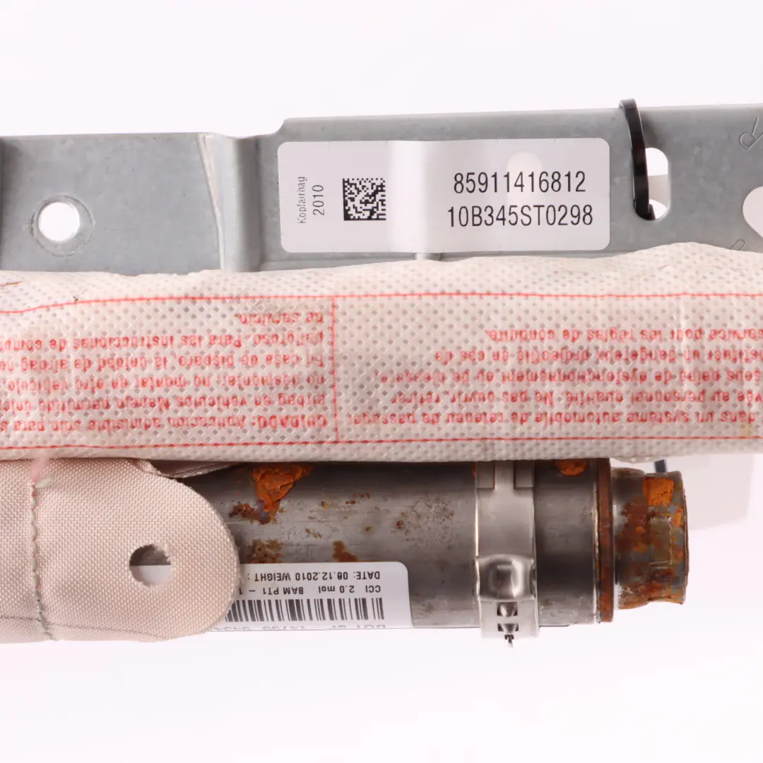 Head Air Module Roof Curtain Right O/S to BMW F02 F04 with Part number 9114168 BMW F02 F04 Head Air Module Roof Curtain Right O/S - SKU 9114168 - Part number 9114168