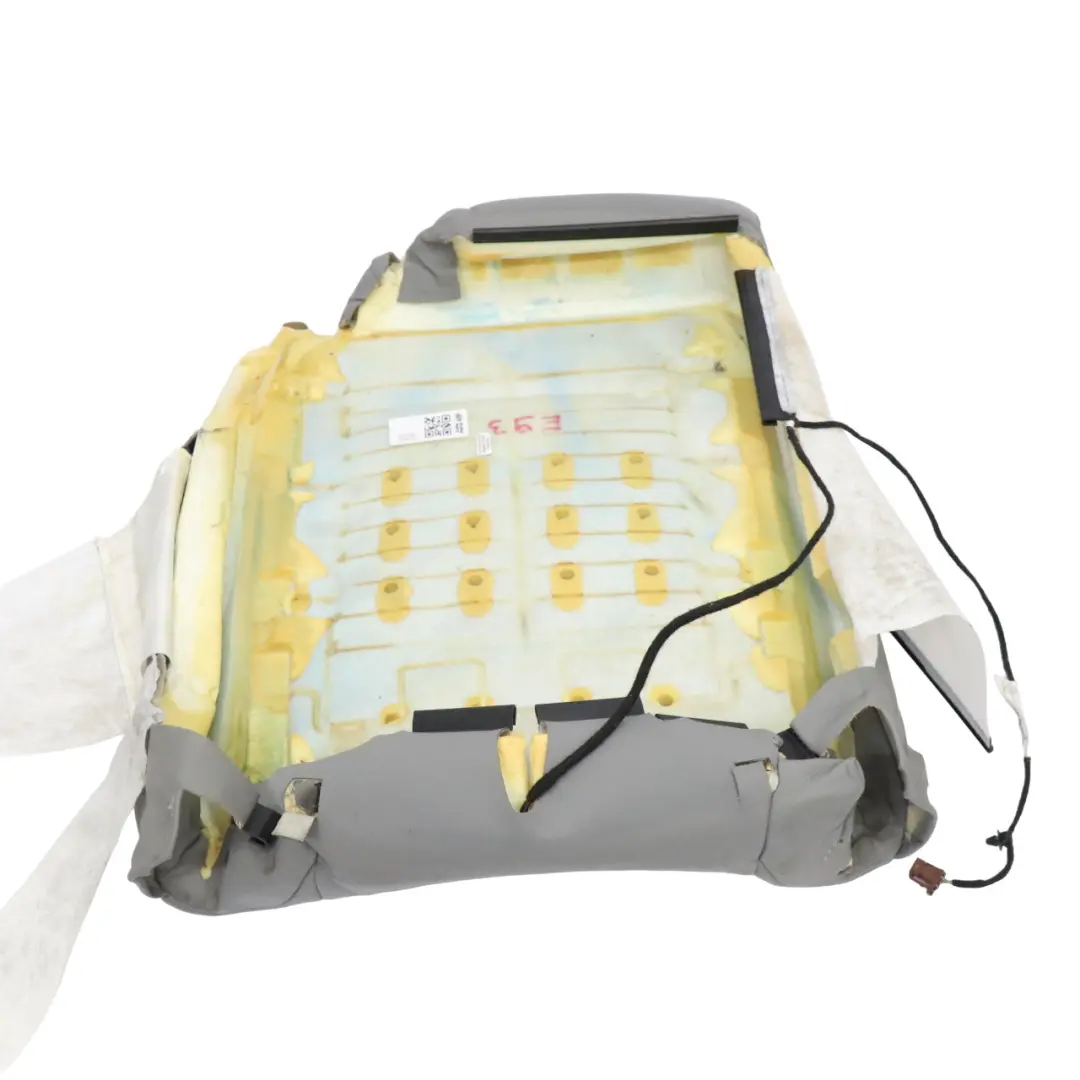 Oparcie Fotela Przedni Lewy Przód Lewy Skóra Szara do BMW E93 o numerze 9117697 BMW E93 Oparcie Fotela Przedni Lewy Przód Lewy Skóra Szara - SKU 9117697 - Numer Części 9117697