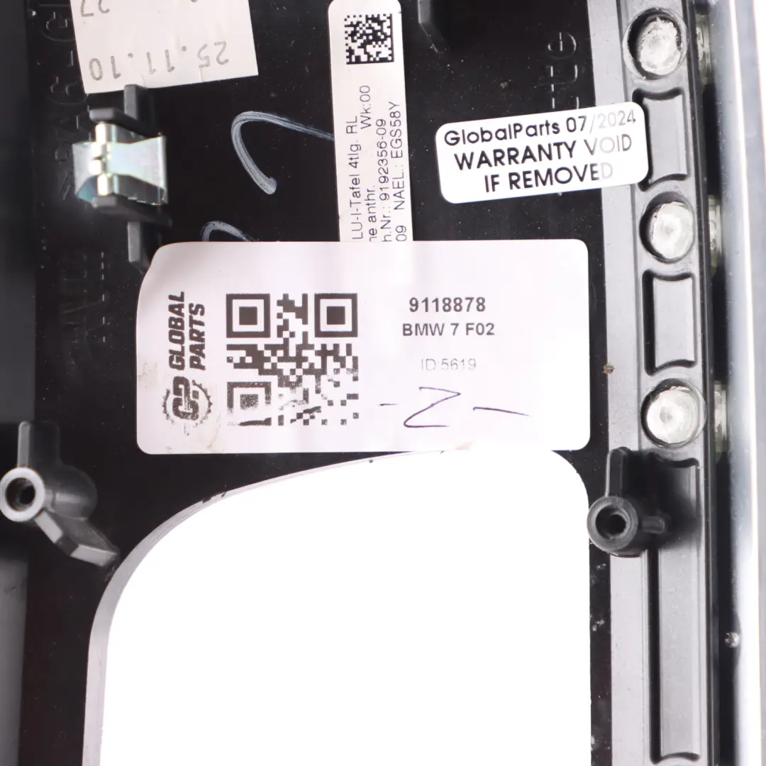 Dashboard Instrument Panel Trim Cover Ash Wood Centre to BMW F01 F02 with Part number 9118878 BMW F01 F02 Dashboard Instrument Panel Trim Cover Ash Wood Centre - SKU 9118878 - Part number 9118878