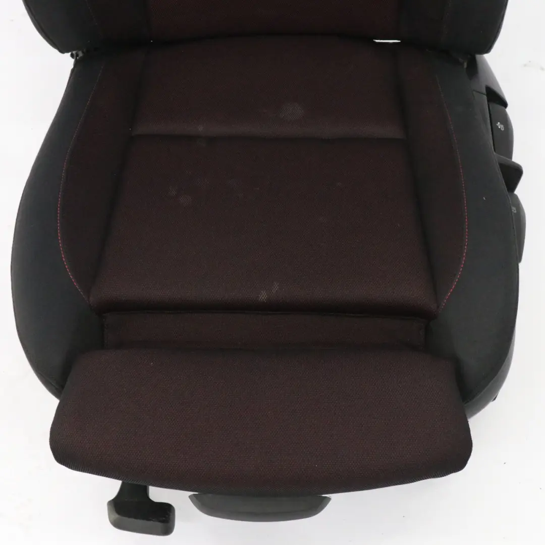 BMW E81 Siège avant gauche Tissu intérieur Réseau Cranberry Red - SKU 9124567-1 - Numéro de pièce 9124567