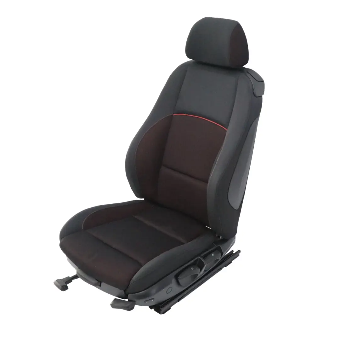 Asiento Delantero Izquierdo Interior Tela Red Cranberry Red para BMW E81 con número de pieza 9124567 BMW E81 Asiento Delantero Izquierdo Interior Tela Red Cranberry Red - SKU 9124567-1 - Número de pieza 9124567