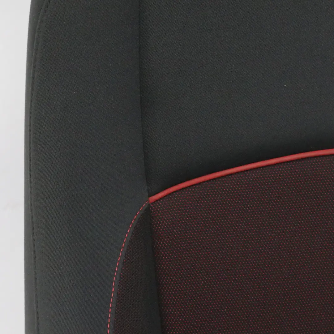 Asiento Delantero Izquierdo Interior Tela Red Cranberry Red para BMW E81 con número de pieza 9124567 BMW E81 Asiento Delantero Izquierdo Interior Tela Red Cranberry Red - SKU 9124567-1 - Número de pieza 9124567