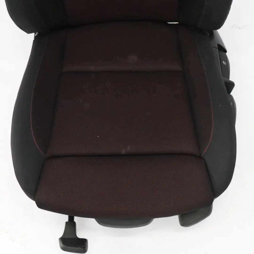 Front Left N/S Interior Cloth Fabric Network Cranberry Red to BMW E81 Seat with Part number 9124567 BMW E81 Seat Front Left N/S Interior Cloth Fabric Network Cranberry Red - SKU 9124567-1 - Part number 9124567