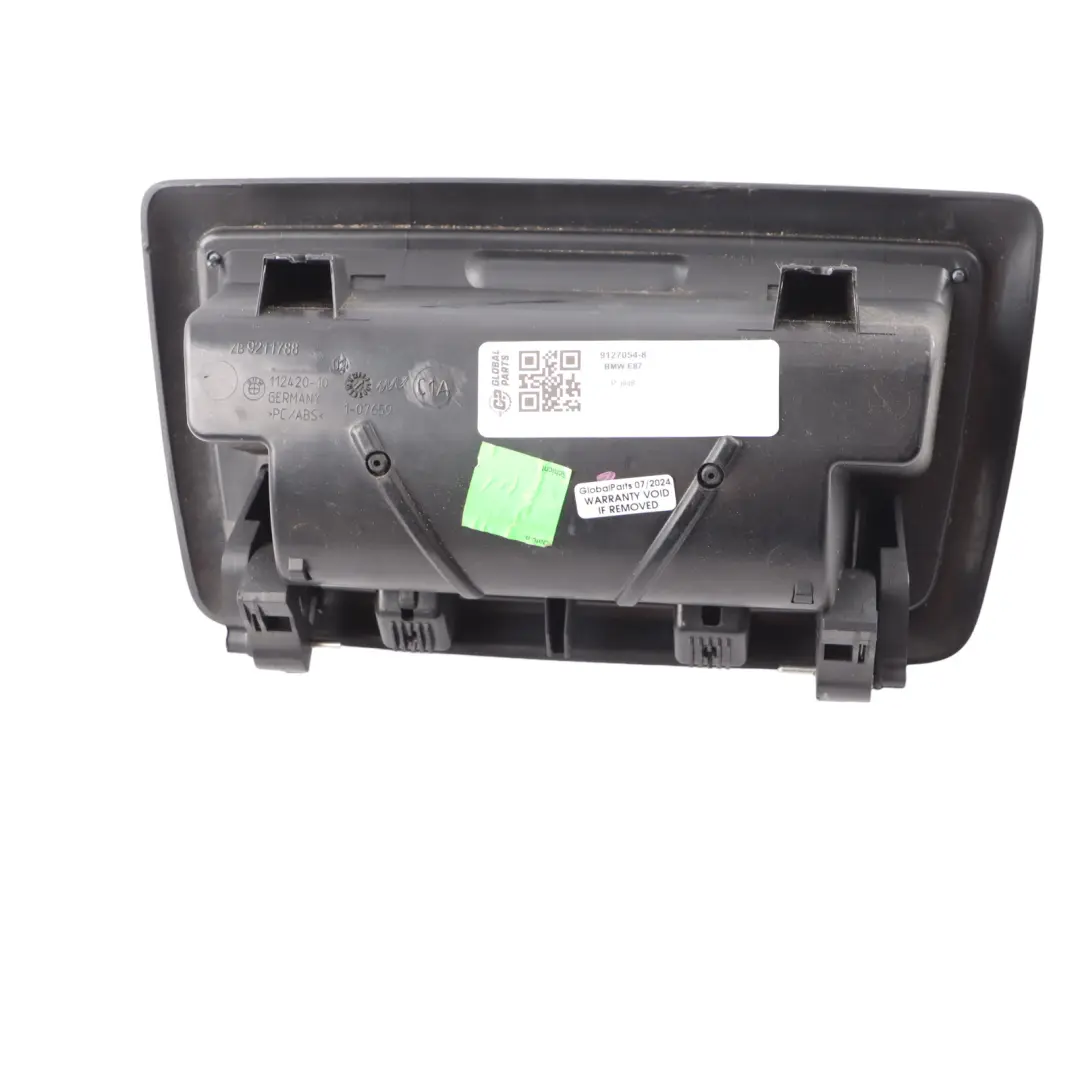 Rangement tableau bord BMW E87 LCI E81 E82 Plateau supérieur Tableau bord Noir pour à propos du numéro de pièce 9127054 Rangement tableau bord BMW E87 LCI E81 E82 Plateau supérieur Tableau bord Noir - SKU 9127054-8 - Numéro de pièce 9127054