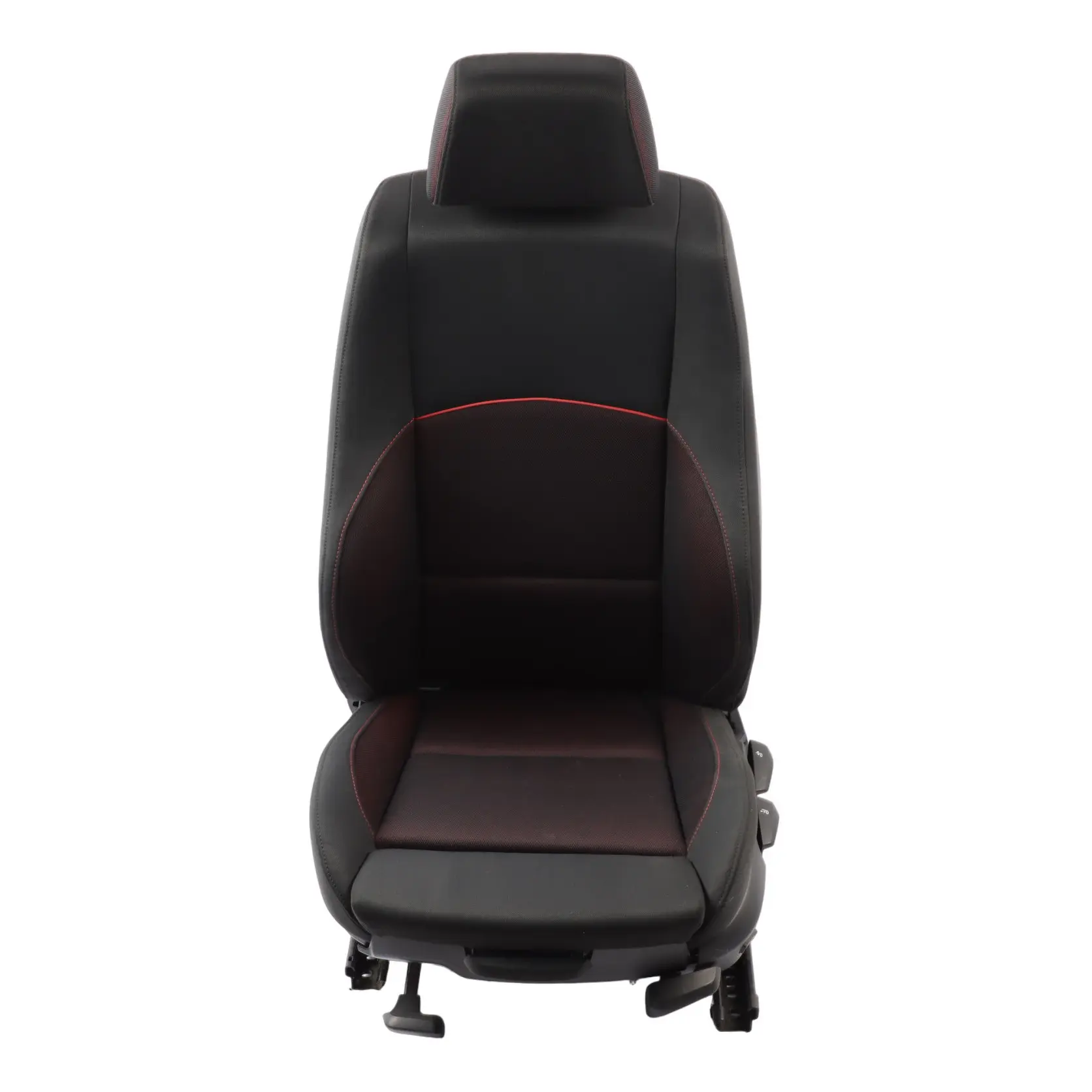 BMW E87 LCI M Sport Asiento Tela Delantero Izquierdo Rojo Arándano
