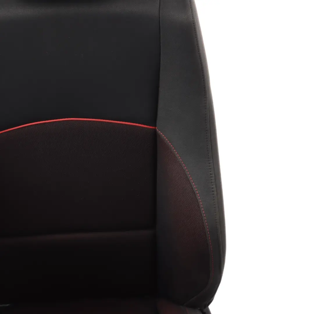 BMW E87 LCI M Sport Cloth Front Left N/S Seat Fabric Network Cranberry Red - SKU 9127755 - Part number 9127755
