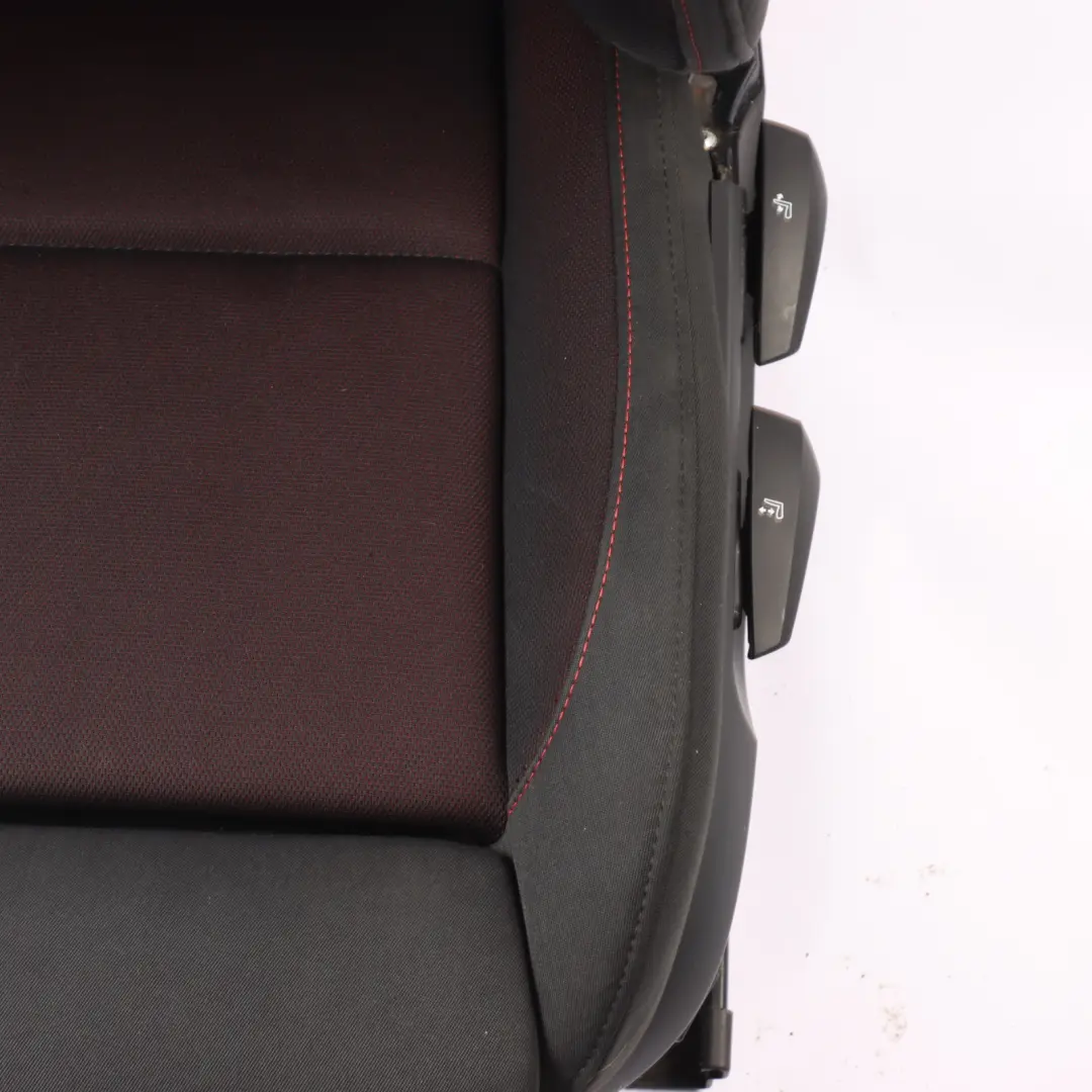 BMW E87 LCI M Sport Tissu Siège Avant Gauche Rouge Cranberry - SKU 9127755 - Numéro de pièce 9127755