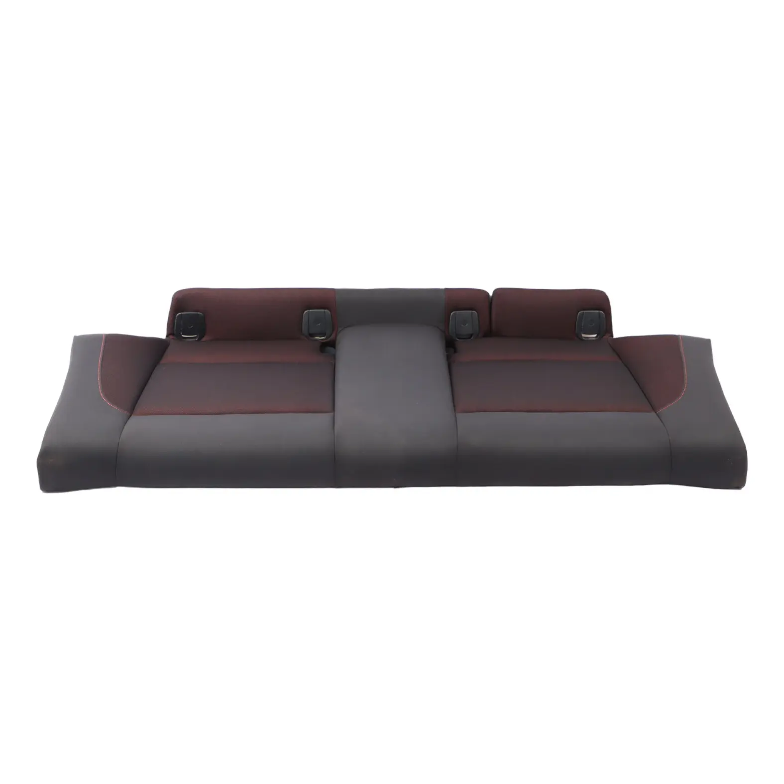 BMW E81 3 porte Sedile Posteriore Panca in Tessuto Rete Mirtillo Rosso 9131878
