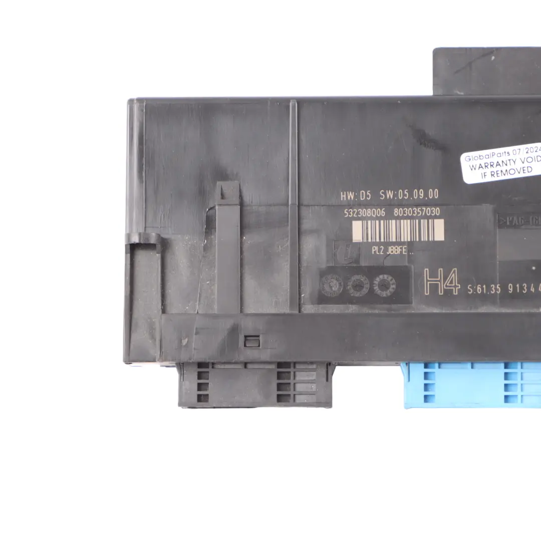 BMW E92 Módulo control carrocería Unidad conexiones H4 PL2 JBBFE ECU - SKU 9134485-3 - Número de pieza 9134485