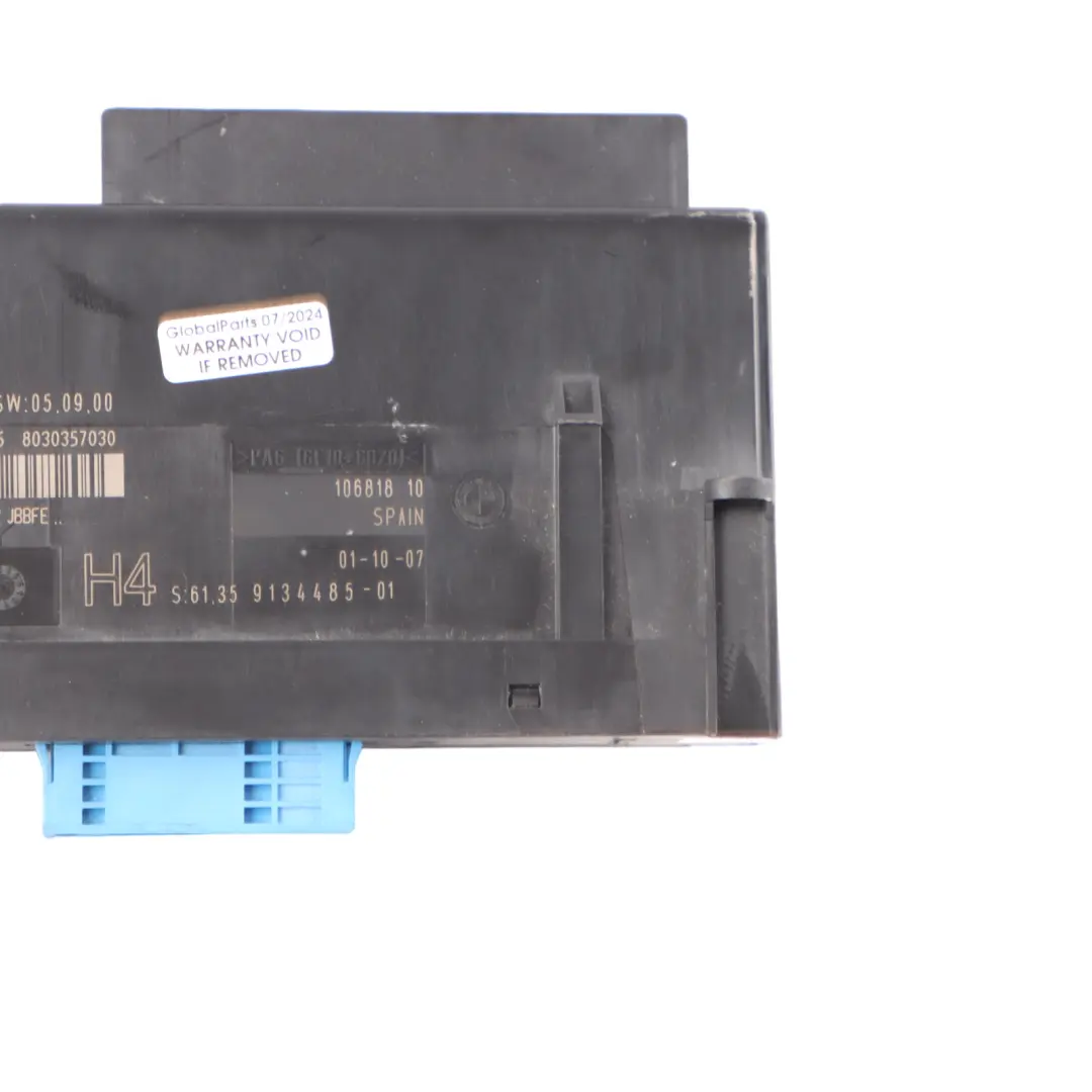 Boîte jonction module contrôle carrosserie H4 PL2 JBBFE ECU pour BMW E92 à propos du numéro de pièce 9134485 BMW E92 Boîte jonction module contrôle carrosserie H4 PL2 JBBFE ECU - SKU 9134485-3 - Numéro de pièce 9134485