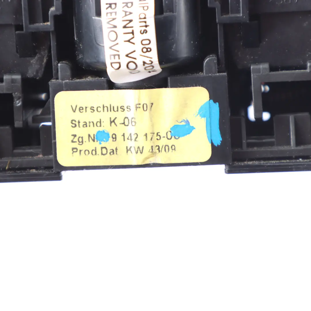 BMW F07 GT Centre Console Armrest Lock Mechanism Latch Unit - SKU 9142175-1 - Part number 9142175