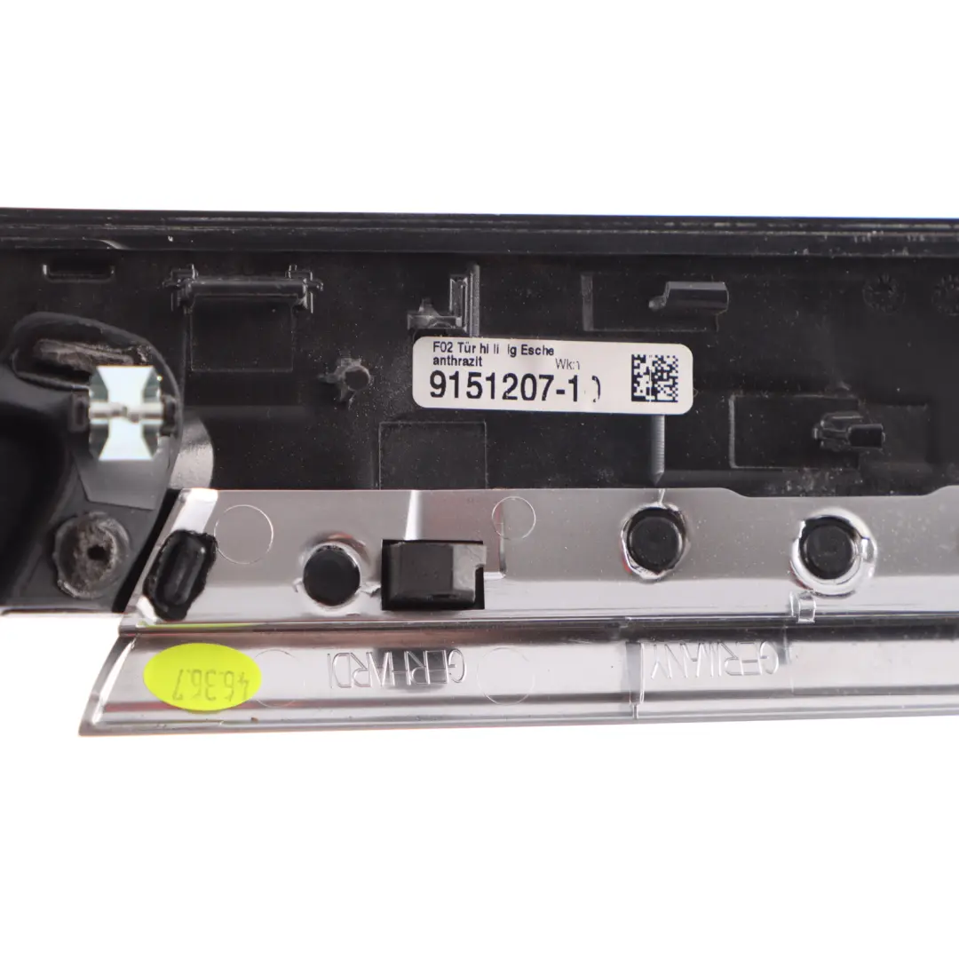 BMW F01 Bande Décorative Porte Arrière Gauche Panneau Recouvrement Bois - SKU 9151207 - Numéro de pièce 9151207