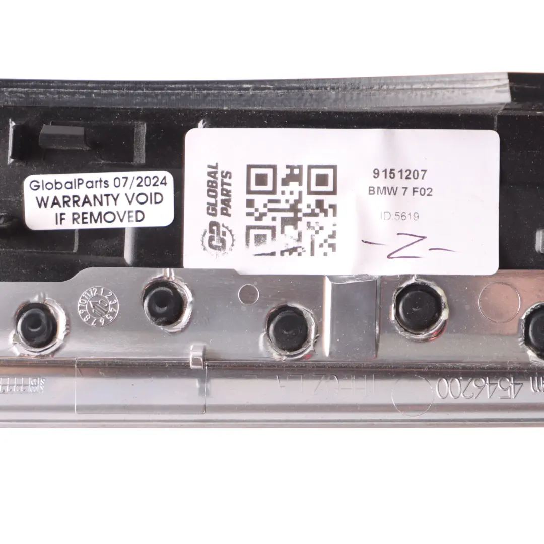  Door Decorative Strip BMW F01 Rear Left N/S Cover Panel Wood Ash - SKU 9151207 - Part number 9151207