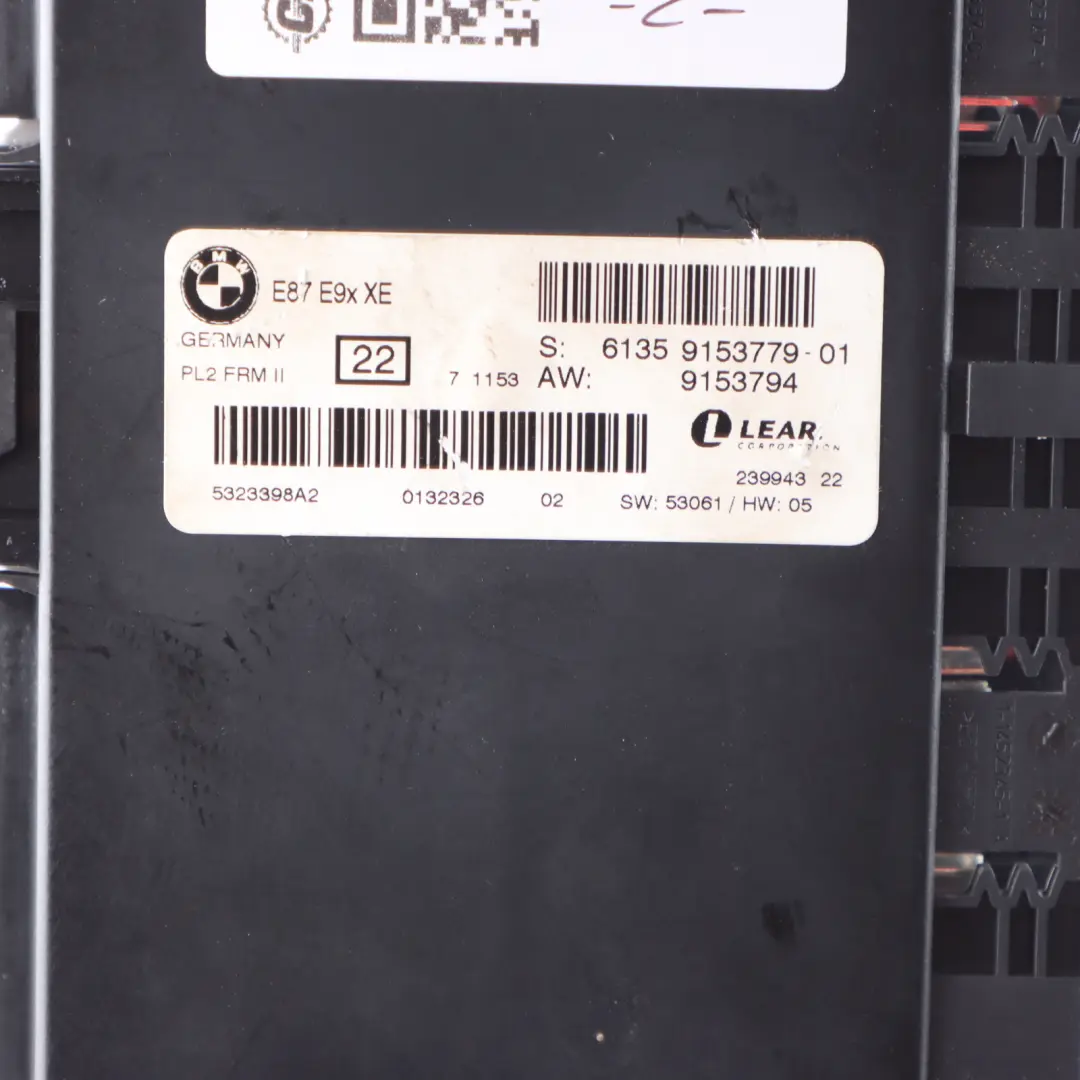 BMW 3 Series E93 Xenon Footwell Light Module Control Unit ECU PL2 FRM II - SKU 9153779-2 - Part number 9153779