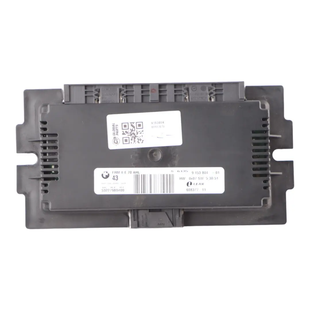Module De Commande D'Éclairage Plancher ECU FRM II AHL Lear pour BMW X5 E70 à propos du numéro de pièce 9153804 BMW X5 E70 Module De Commande D'Éclairage Plancher ECU FRM II AHL Lear - SKU 9153804 - Numéro de pièce 9153804