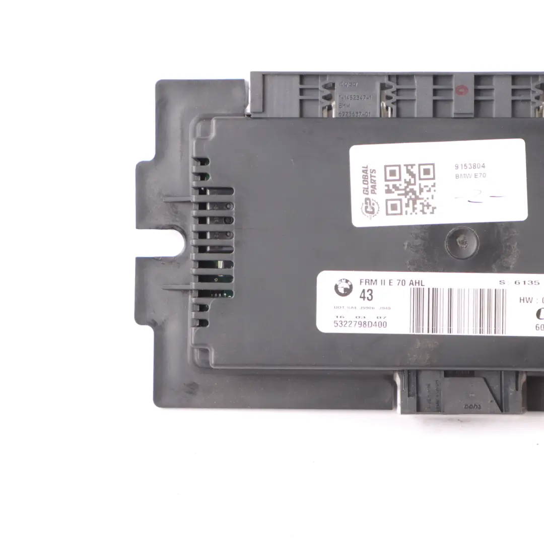 BMW X5 E70 Footwell Luz Módulo Unidad Control ECU FRM II AHL Lear - SKU 9153804 - Número de pieza 9153804