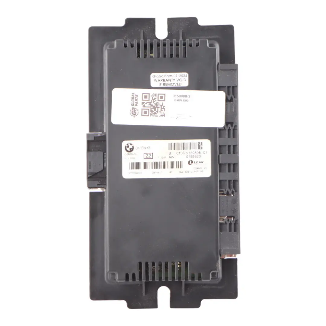 Footwell Light Module Control Unit ECU PL2 FRM II to BMW E90 Xenon with Part number 9159808 BMW E90 Xenon Footwell Light Module Control Unit ECU PL2 FRM II - SKU 9159808-2 - Part number 9159808