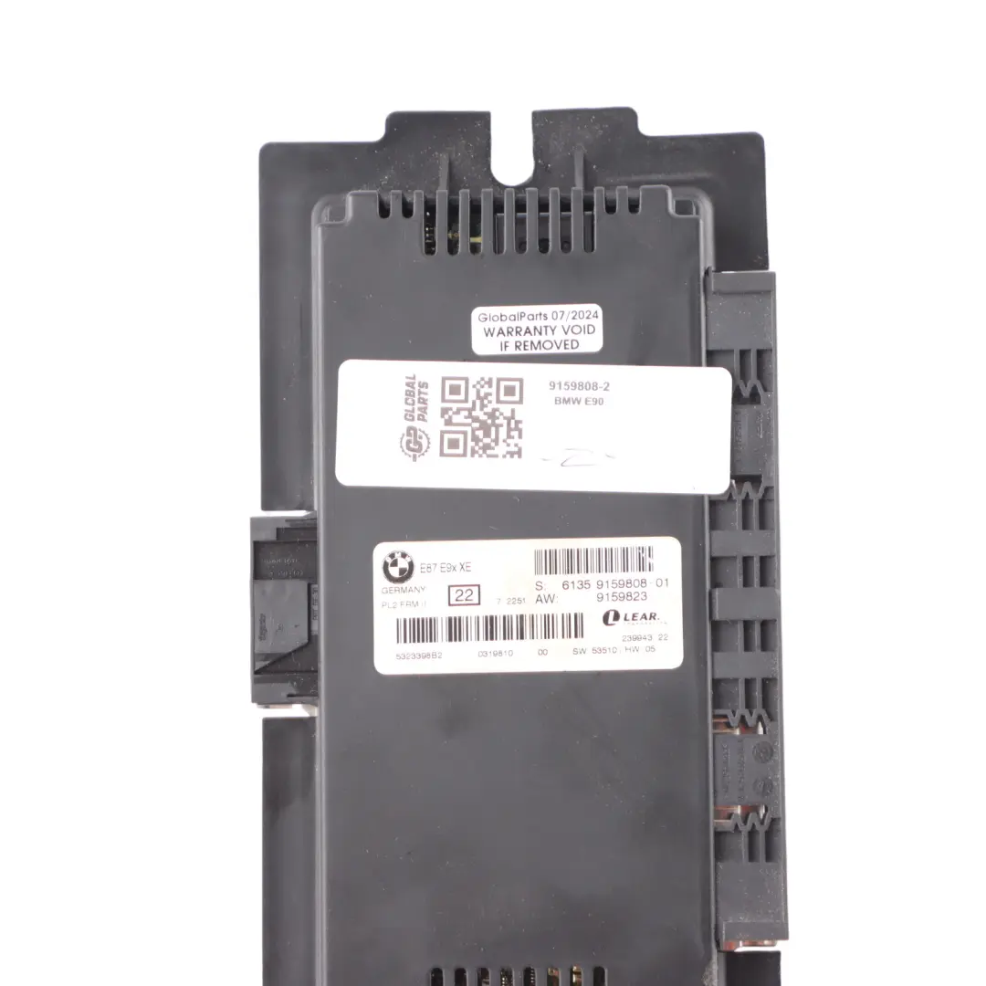 Footwell Light Module Control Unit ECU PL2 FRM II to BMW E90 Xenon with Part number 9159808 BMW E90 Xenon Footwell Light Module Control Unit ECU PL2 FRM II - SKU 9159808-2 - Part number 9159808