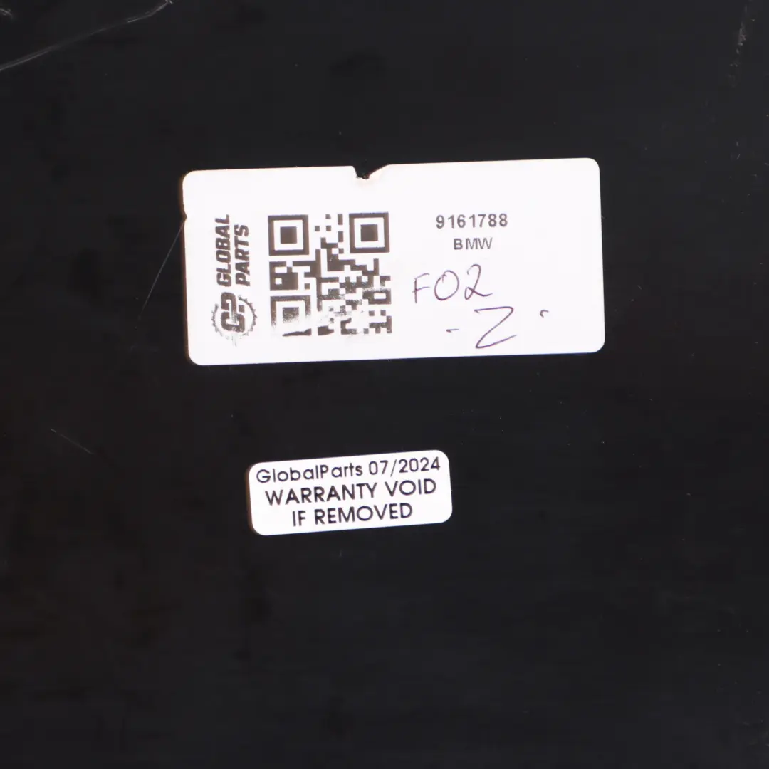 Door Card Rear Right O/S Trim Cover Panelling Black to BMW F02 F04 LCI with Part number 9161788 BMW F02 F04 LCI Door Card Rear Right O/S Trim Cover Panelling Black - SKU 9161788 - Part number 9161788