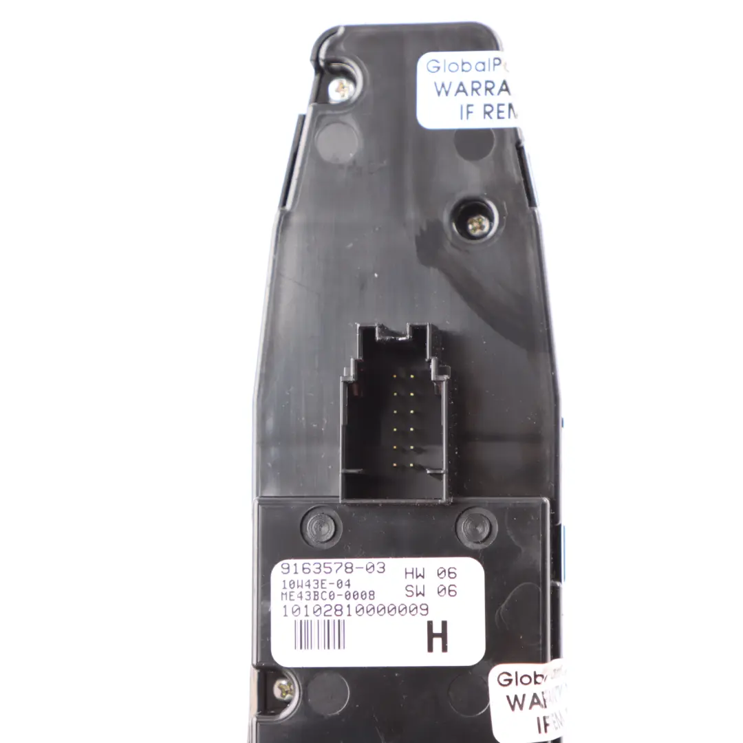 Front Door Drivers Window Switch Mirrors Control Buttons to BMW F01 F02 F03 with Part number 9163578 BMW F01 F02 F03 Front Door Drivers Window Switch Mirrors Control Buttons - SKU 9163578 - Part number 9163578